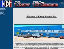 Tablet Screenshot of knappelectric.net